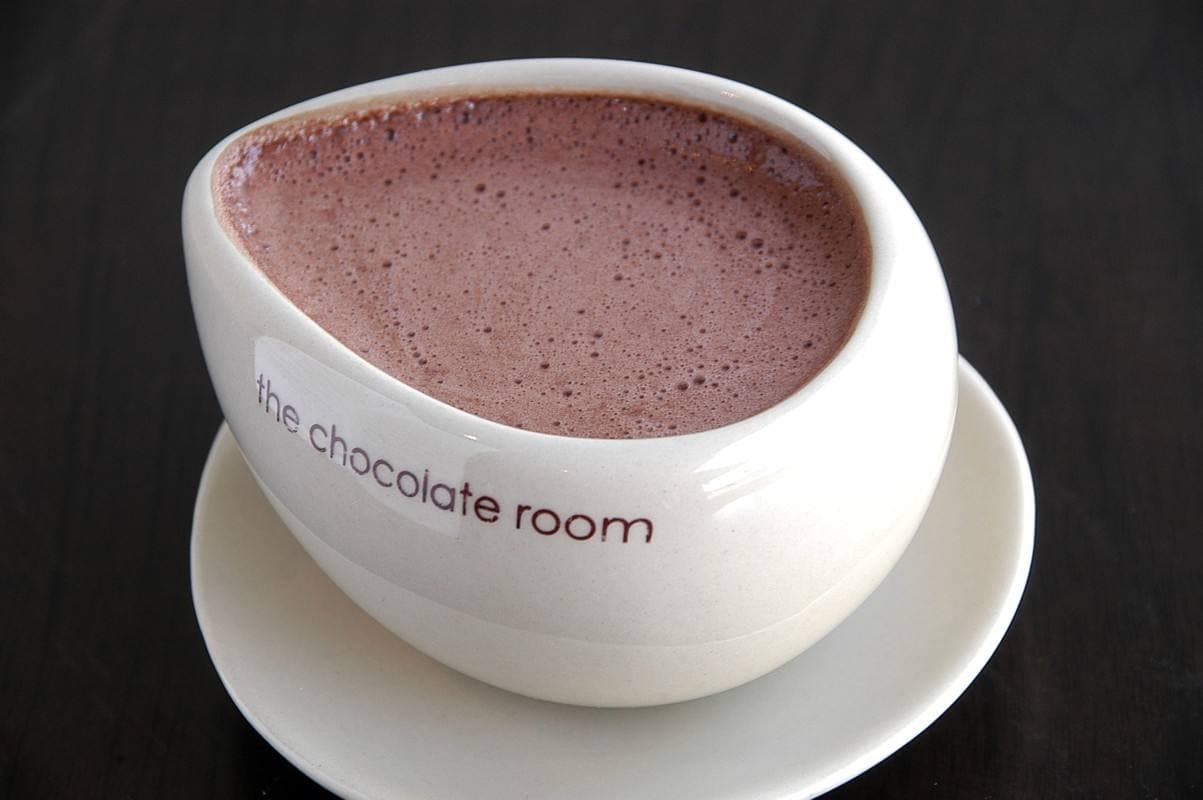 The Chocolate Room classic hot chocolate
